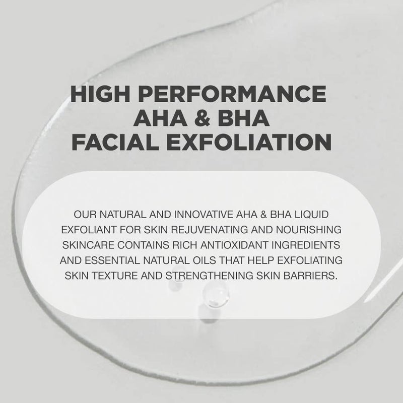 Proot AHA BHA Exfoliant | AHA BHA Exfoliant for Face | AHA BHA Peeling Solution for Face | AHA BHA Exfoliating Serum with High Concentrate of Salicylic Acid, Glycolic Acid and Hyaluronic Acid | AHA BHA Exfoliant for Face with Natural and Innovative Skin Rejuvenating Complex | Exfoliate for Face with AHA & BHA Concentrate | AHA BHA Exfoliant for All Skin Type | Facial Exfoliator with Natural Ingredients | 1.69 fl oz 50 ml - Image 5
