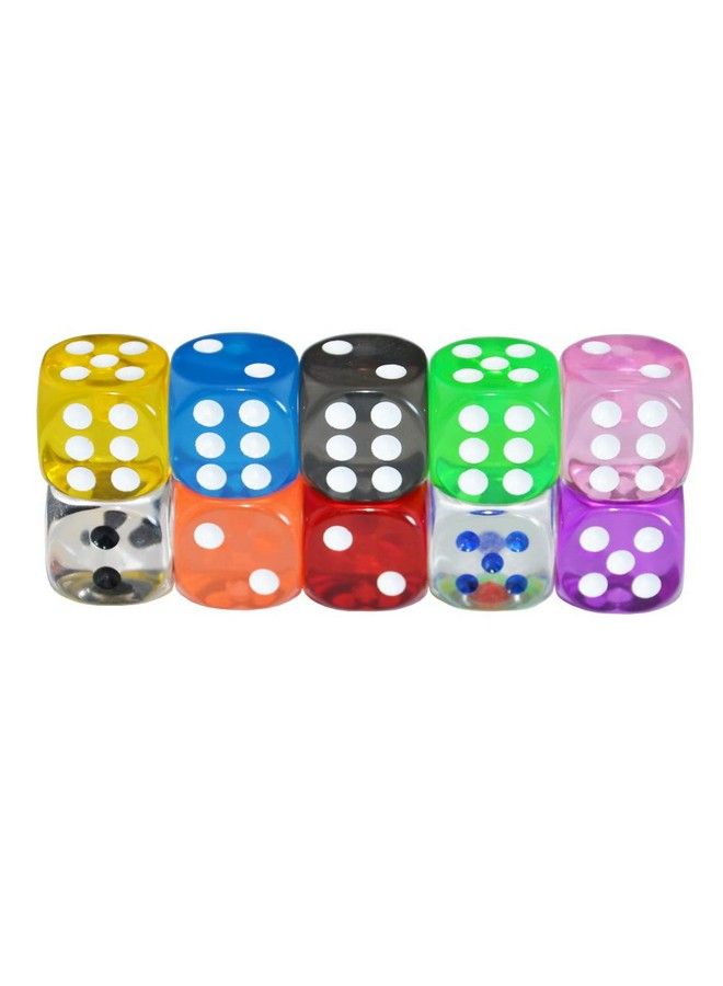 Smartdealspro 10Pack D6 Six Sided 16Mm Dice Die For Dnd Mtg Rpg Tenzi Yahtze Bunco Table Borad Games Math Teaching… (Color 1) - Image 4