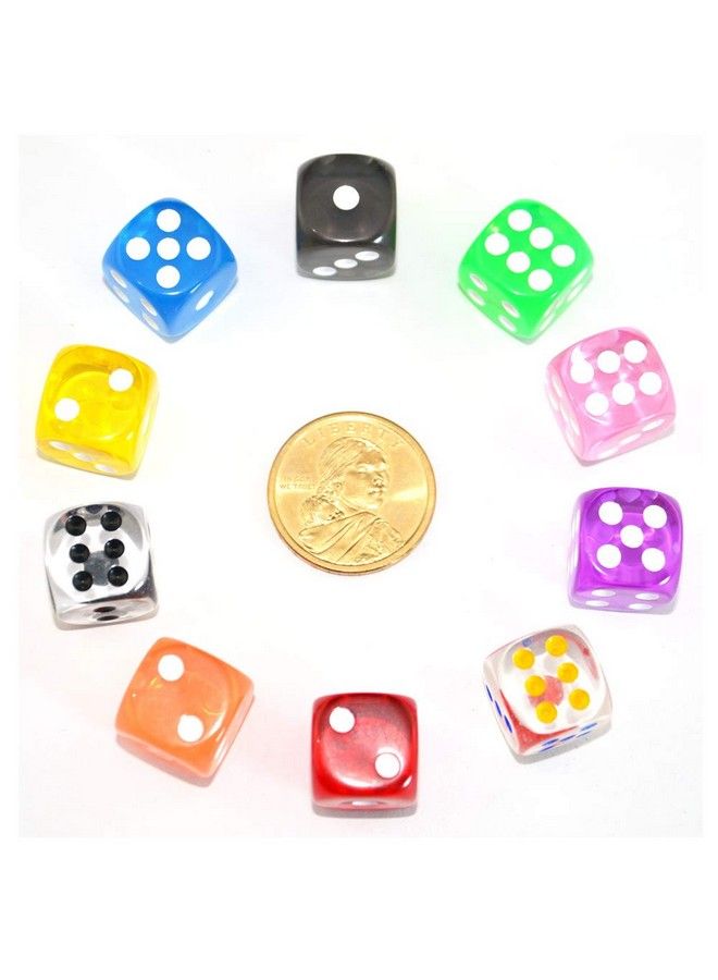 Smartdealspro 10Pack D6 Six Sided 16Mm Dice Die For Dnd Mtg Rpg Tenzi Yahtze Bunco Table Borad Games Math Teaching… (Color 1) - Image 5