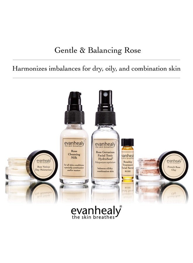 evanhealy Balancing Rose Skin Care Set 5 Piece Travel Face Care Kit For Combination Skin Skincare Kit With Facial Mask & Gentle Skin Cleanser Anti Aging Acne Treatment - Image 5