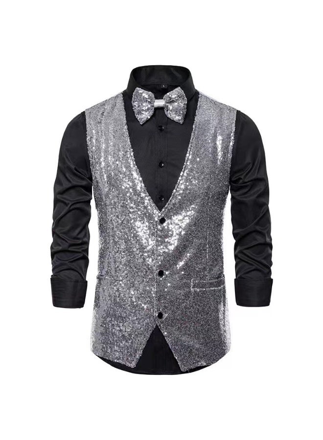 Shougu New Fashionable Casual Men's Suit Vest  - Image 1