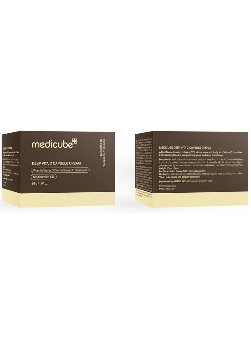 Medicub - Medicube Deep Vita C Capsule Cream High Concentration Vitamin C 55g - Image 1
