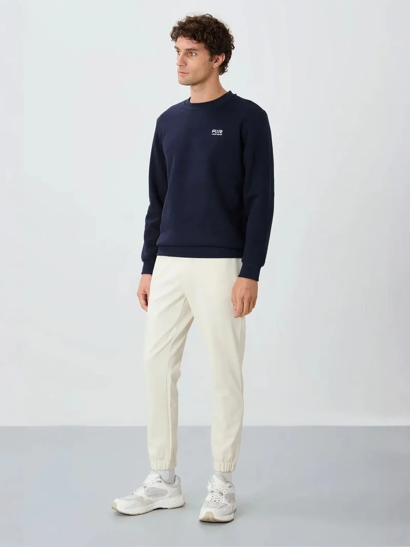TOMMYLIFE TOMMY Men's Regular Fit Crew Neck Sweatshirt