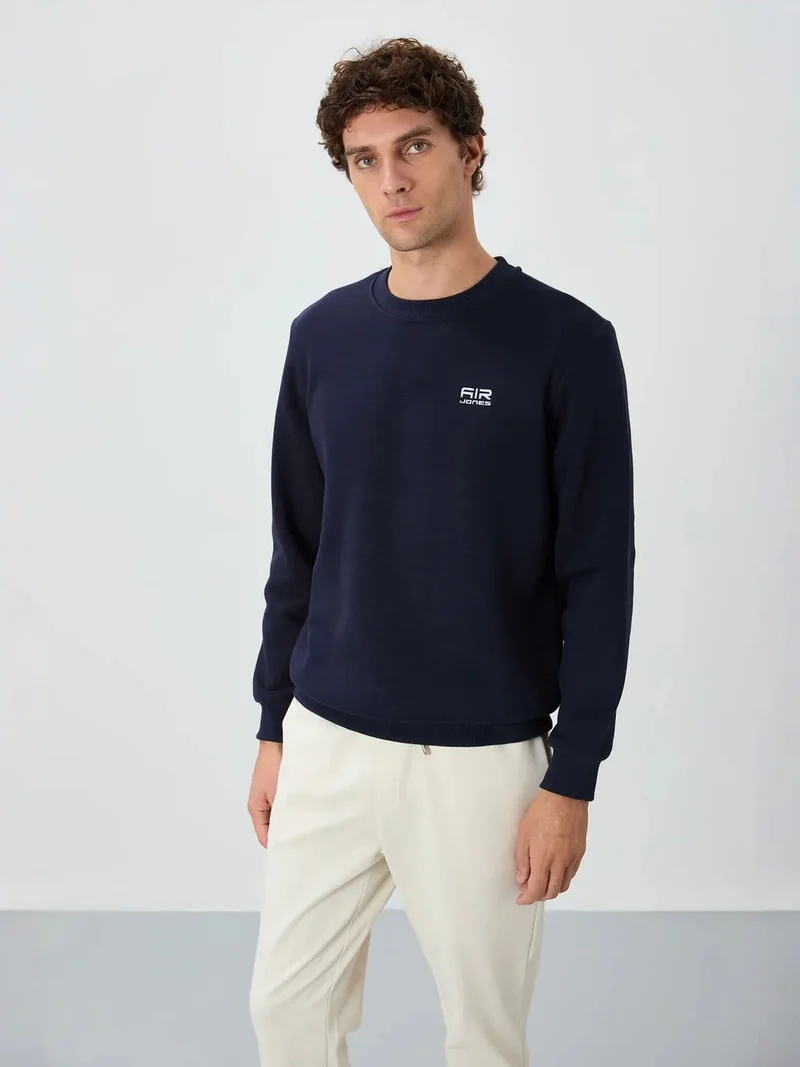 TOMMYLIFE TOMMY Men's Regular Fit Crew Neck Sweatshirt