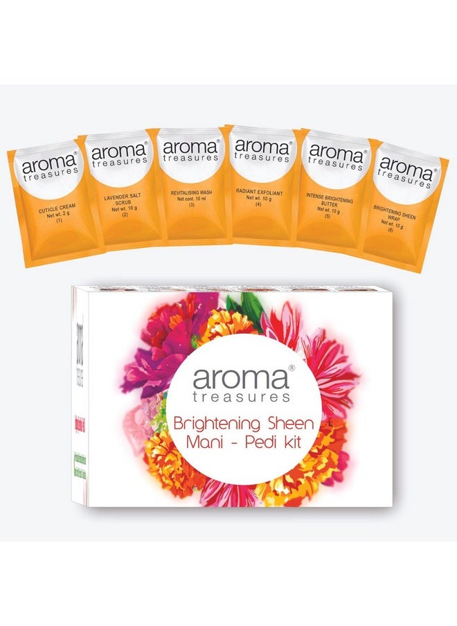 Aroma Treasures Brightening Sheen Mani-Pedi Kit - Single Time, 52 G  - Image 2