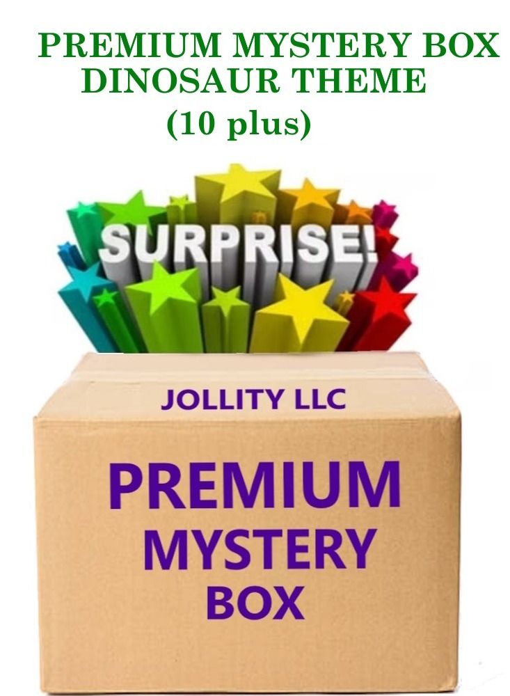 Premium Mystery Box Toys and Accessories For Dinosaur Fans 10 plus items
