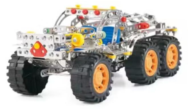 ممز بلانيت مجموعة بناء سيارات الطرق الوعرة (439 قطعة) - لعبة تعليمية STEM للأطفال واليافعين (8 سنوات فما فوق) - تطوير مهارات الهندسة والتركيب. العاب بازل -العاب اطفال - العاب سيارات -العاب منتسوري -العاب تعليميه -العاب تنميه للأطفال - Image 1