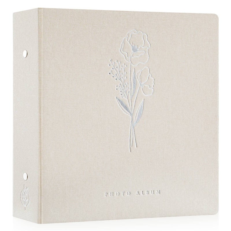 Lanpn Photo Album 4x6 600 Pockets Photos Linen Cover Large Picture Albums Holds 600 Horizontal and Vertical Photos Beige