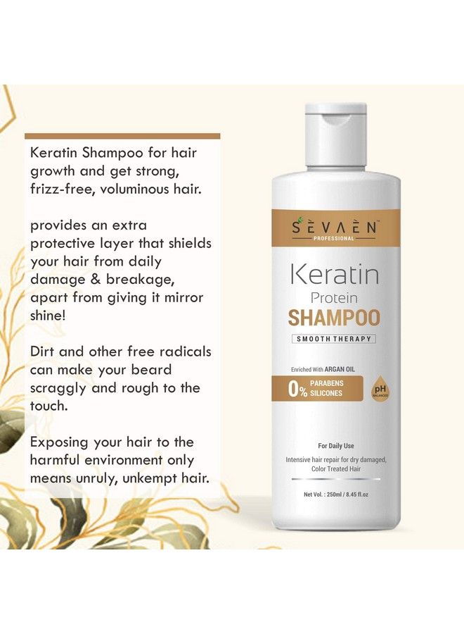 SEVAEN Keratin Protein With Argan Oil Shampoo - Image 3