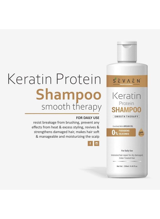 SEVAEN Keratin Protein With Argan Oil Shampoo - Image 4