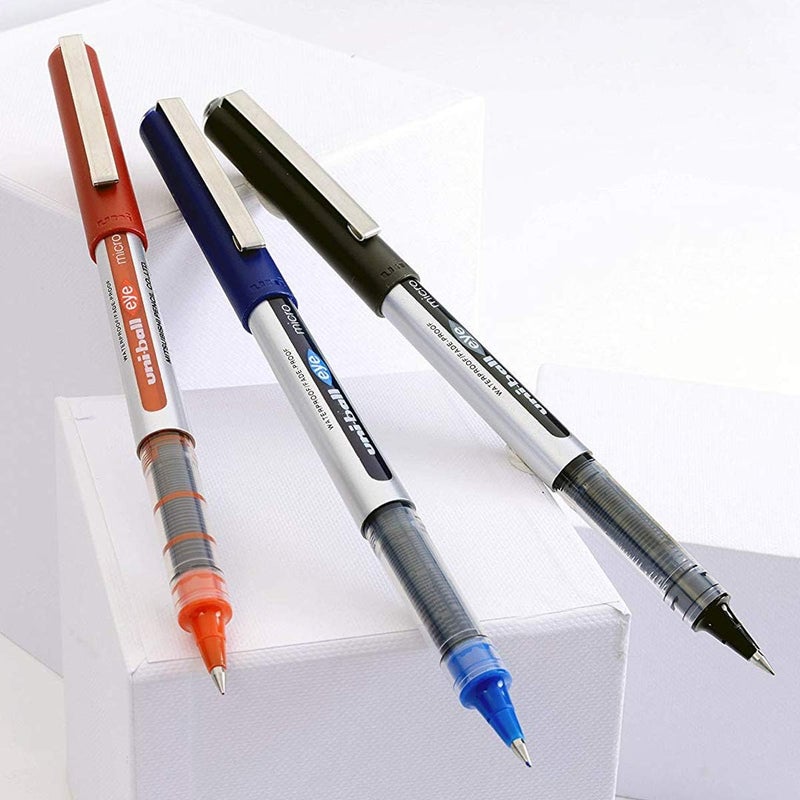 Uniball مجموعة أقلام uni-ball Eye UB150 (حبر أحمر، عبوة من 5) - Image 5