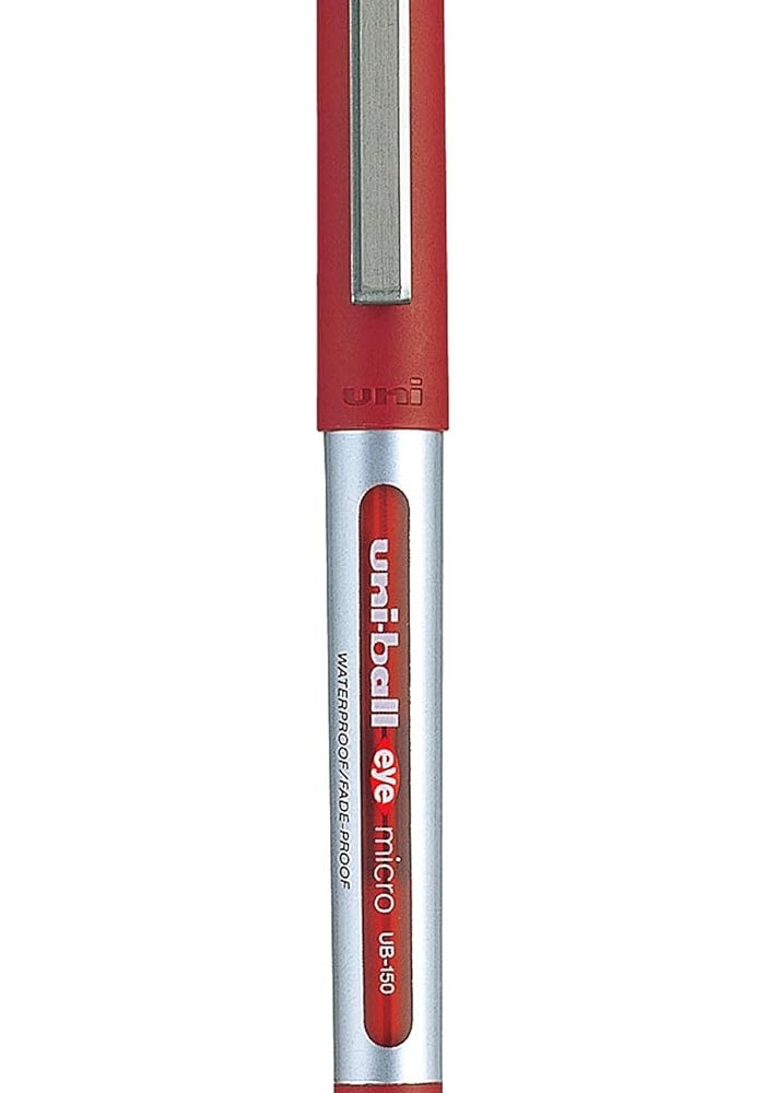Uniball مجموعة أقلام uni-ball Eye UB150 (حبر أحمر، عبوة من 5) - Image 3