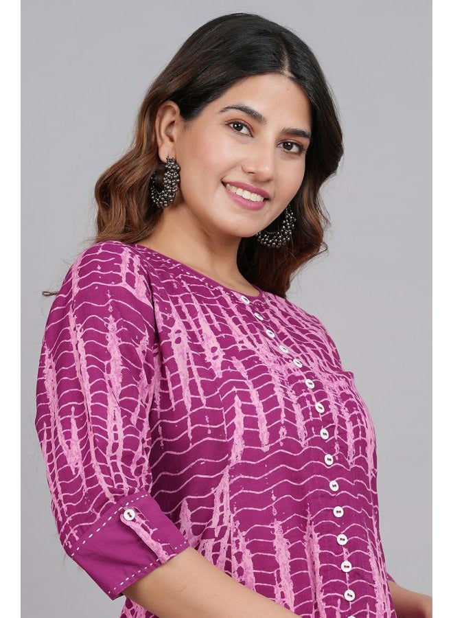 YASH GALLERY Women's Tie & Dye Printed Anarkali Kurti - Image 5