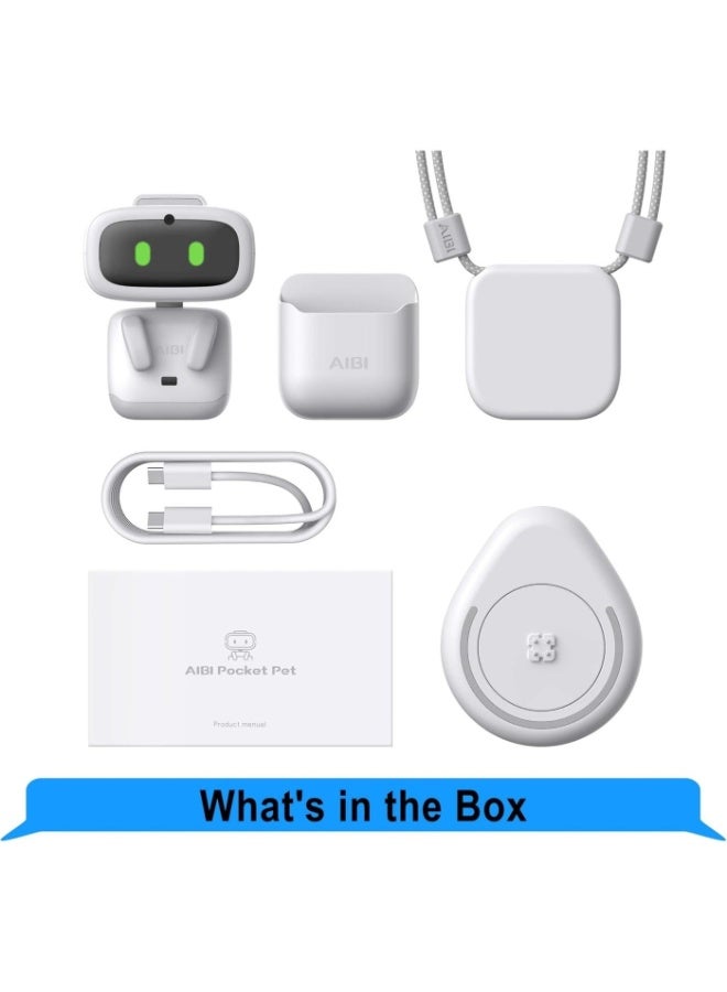 Aibi Pocket Pet - Wearable Robot | ChatGPT Powered AI Companion with Voice Commands, Emotional Interaction, Singing & Dancing | Magnetically Attaches to Anywhere | Ultra Portable - Image 3