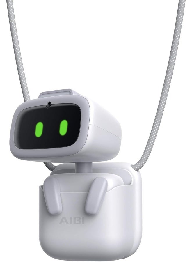 Aibi Pocket Pet - Wearable Robot | ChatGPT Powered AI Companion with Voice Commands, Emotional Interaction, Singing & Dancing | Magnetically Attaches to Anywhere | Ultra Portable - Image 1