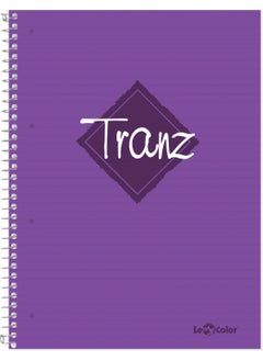 Le Color 4-Piece School Notebook Set A5 Tranz Lined 200 Pages PP Cover  - Image 3
