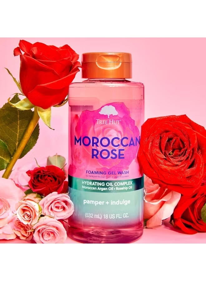 Tree Hut Moroccan Rose Nourishing & Moisturizing Foaming Gel Wash 532 ML - Image 5