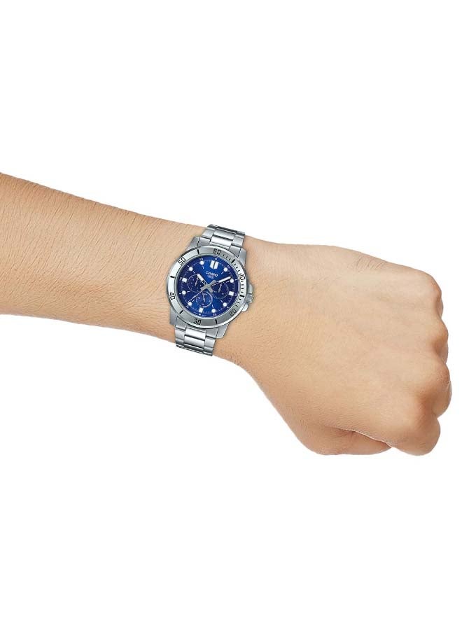 CASIO Men Stainless Steel Round Shape Analog Watch MTP-VD300D-2EUDF - Image 5