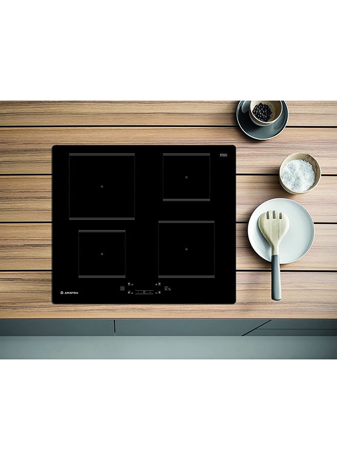 Ariston Built-In 4 Cooking Zone Induction Hob Ceramic 60cm AQ0160SNE Black - Image 2