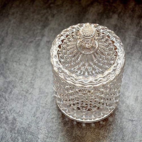 Boxoza Boxoza Set of 1 Crystal Glass Bowl with Lid Multipurpose Decorative Serving Candy Fruit Dry Fruits Snacks Pickle Dessert Lotus Shape Perfect Diwali Gift  - Image 5