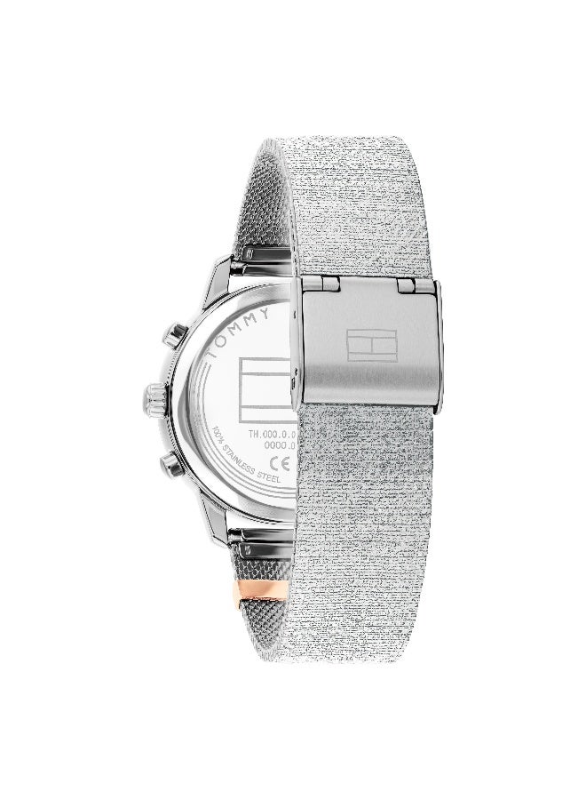 Tommy Hilfiger Women's Quartz Watch with Blue Dial and Gold Stainless Steel Bracelet - 1782807 - Image 3