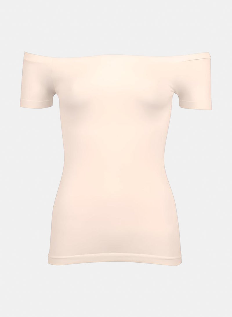 Silvy Lycra Nancy Half Sleeves Off Shoulder Top - Image 1