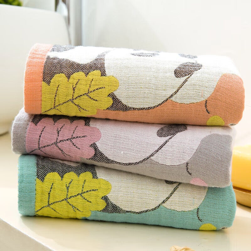 JD Jing Zao KING SHORE Class A Towel, 100% Pure Cotton, Absorbent, Lint-Free, 4-Layer Gauze Towel, Soft Sports Towel for Children, 3 Pieces - Image 3