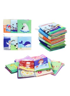 Generic Early Education Cloth Book Baby Learning Cognitive Enlightenment Book Cloth 0-2 Years Old Infant Teaching Aids Sound Cloth Book Toys-Color:CP3997-6 Professional Style  - Image 3