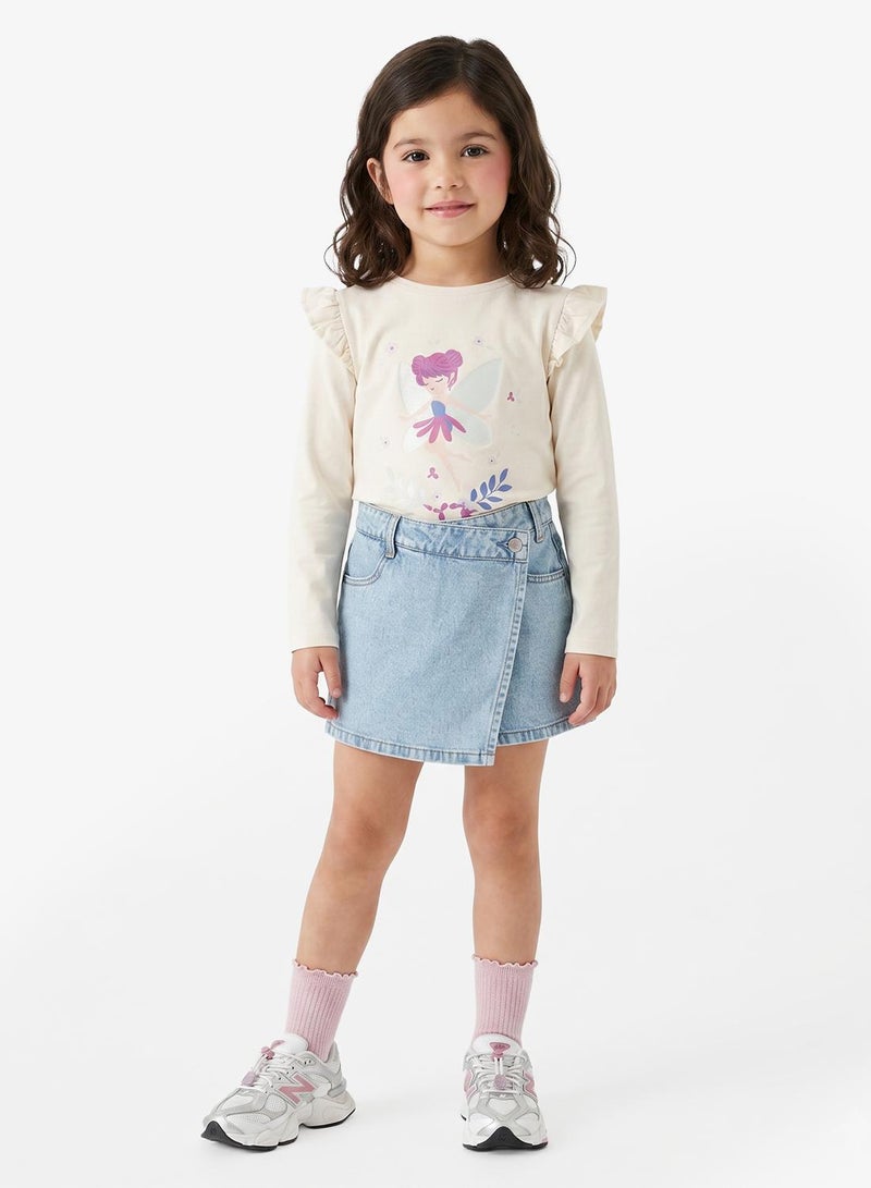 NAME IT Kids Graphic Long Sleeve Top - Image 5