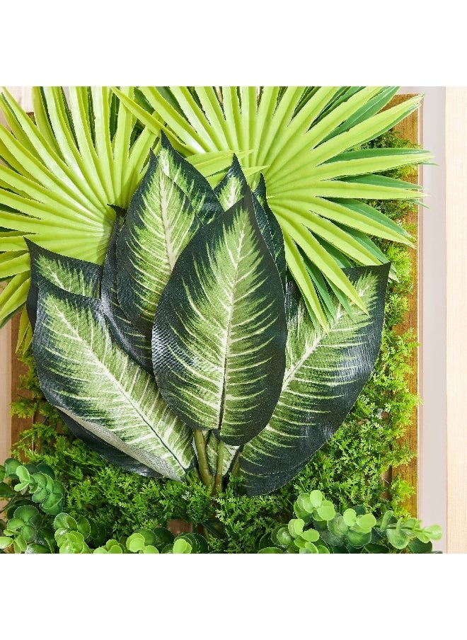 Home Box Ceilo Artificial Framed Grass Wall Panel 35 x 8 x 45 cm  - Image 2