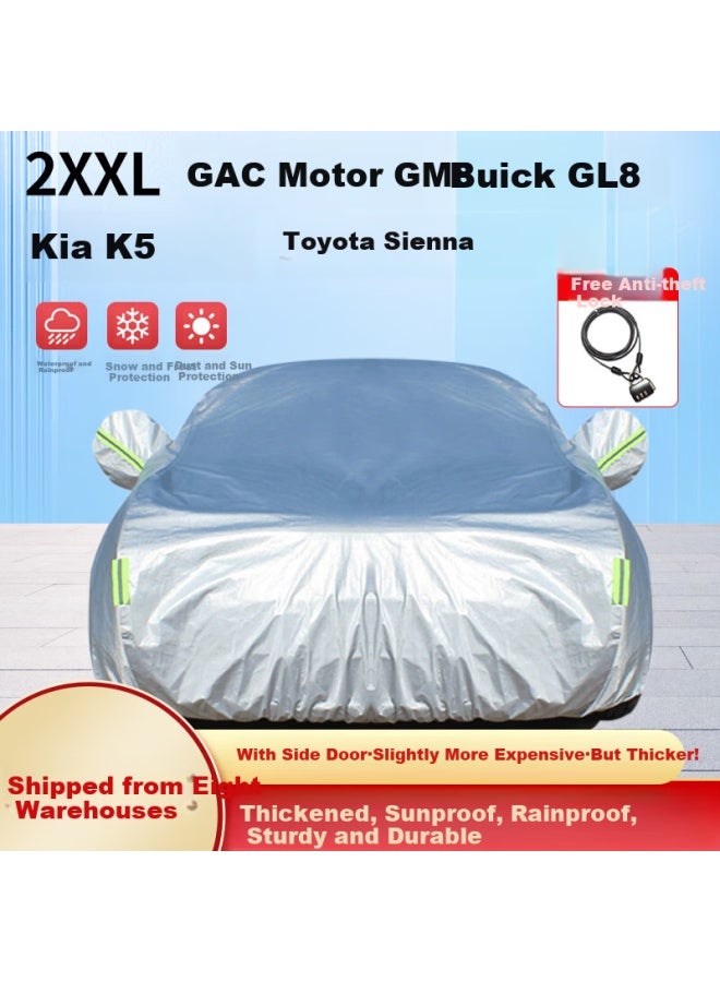 Quan Hao K2xxl Car Cover For Buick Gl8 Special Thickened Sunscreen Rainproof Sunshade Car Cover