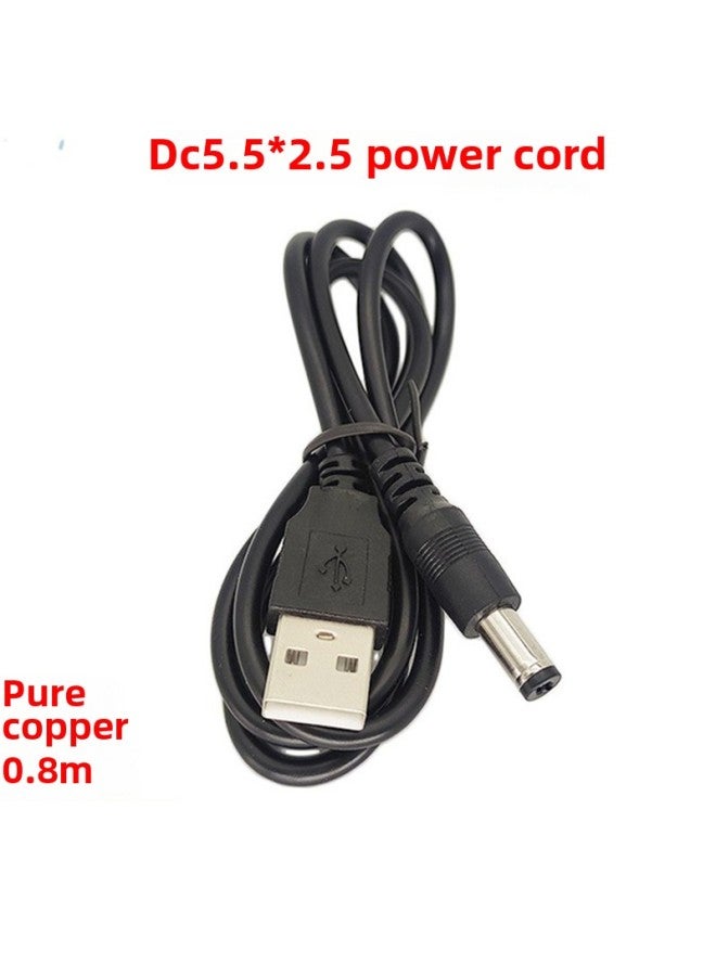 Android Data Line Mobile Phone Charging Line 3.5 Audio 5.5 Hollow Big Head Line 8 Word Big Radio Rice Cooker Line-Color:V3 Charging Line -- T-Port USB - Image 3