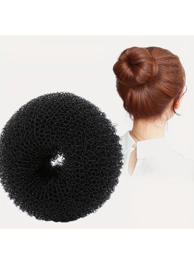 Chanderkash Hair Donut Bun Maker | Juda Bun Shaper | Hair Bun Maker | Hair Accessories for Women & Girls Pack of 1 (Black) - Image 1