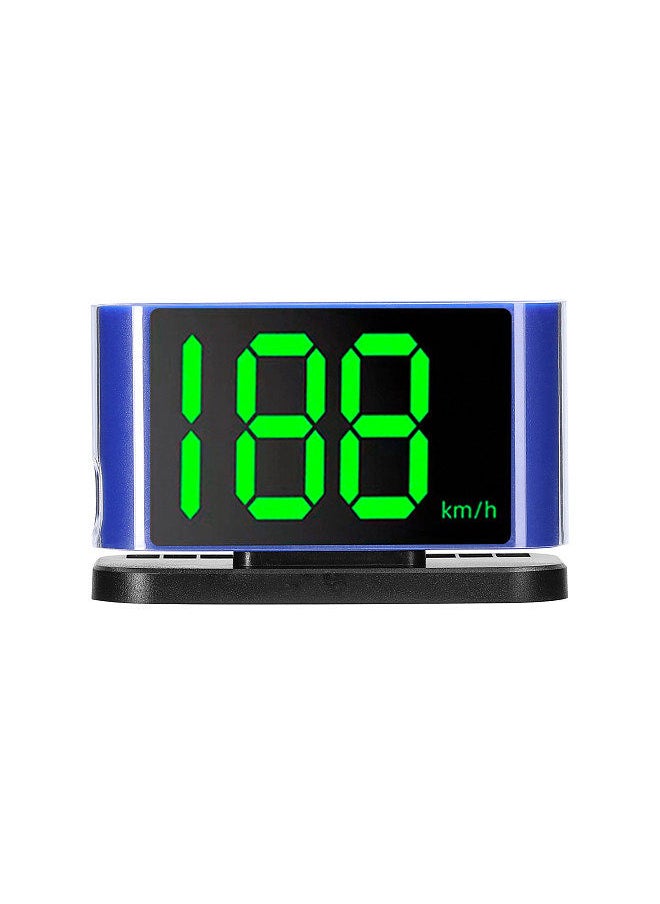 Generic - Car HUD Headup Display GPS Digital Speedometer with LED Large Font Display Phone Number Display Area for Car Truck SUV Motorcycle - Image 1