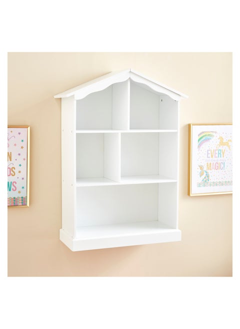 Darleen House Shaped Shelf Unit - 43x12x101 cm