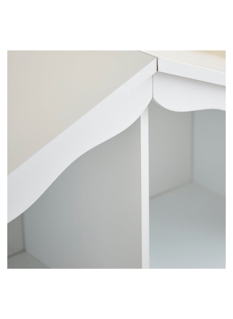 Darleen House Shaped Shelf Unit - 43x12x101 cm