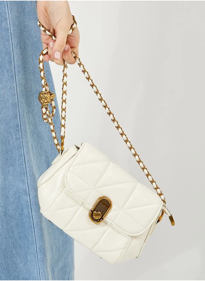 Styli Quilted Design Bag with Chain Strap