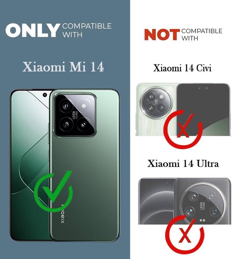 Jkobi Silicone Back Cover Case for Xiaomi MI 14 (Textured Grip Design | Camera Protetion | Slim and Light Weight | Soft Touch and Feel | Black) - Image 4