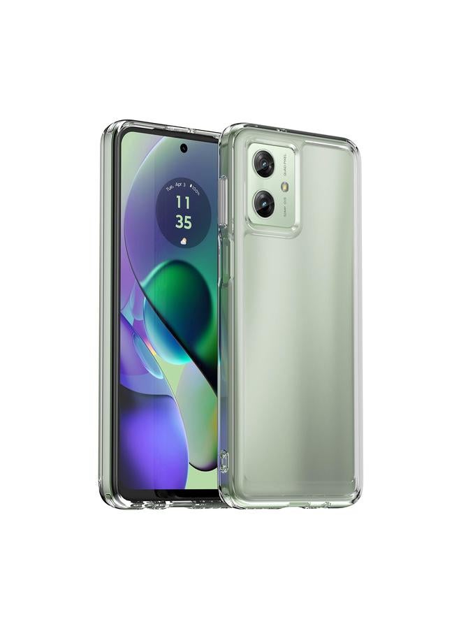 جراب TPU من سلسلة Candy لهاتف Motorola Moto G54 Power (شفاف)