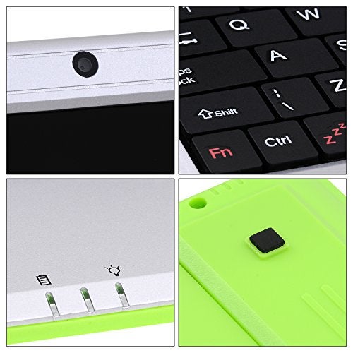 Goldengulf 7 Inch Portable Mini Computer Laptop PC Netbook for Kids Android 12 Quad Core 32GB WiFi Built in Camera YouTube Flash Player (Green) - Image 5