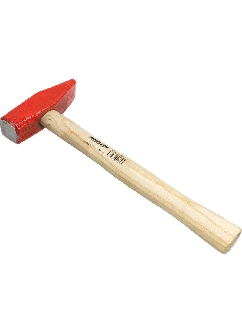 Master - 500755 Leveling Steel Hammer with Wooden Handle - 1000 gr - Image 1
