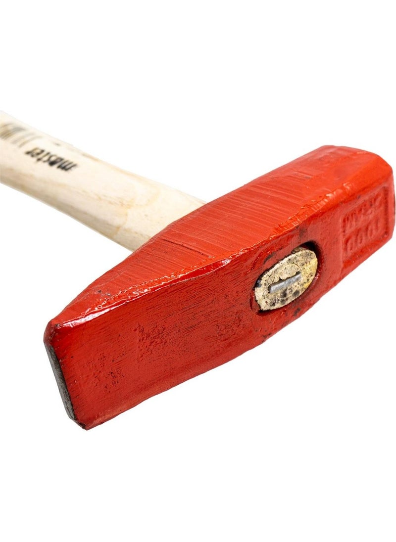 Master - 500755 Leveling Steel Hammer with Wooden Handle - 1000 gr - Image 1