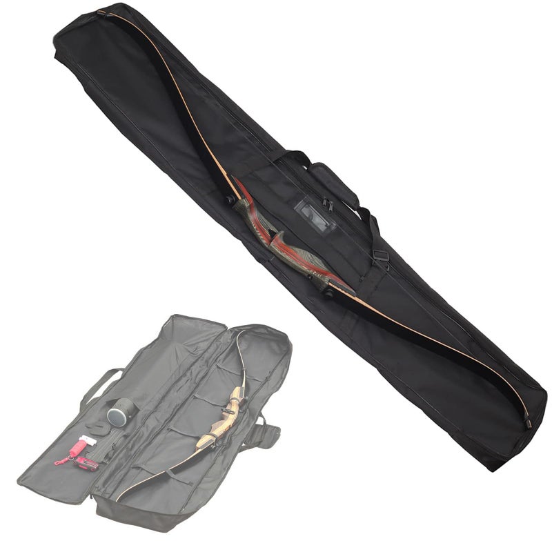 FENJANER Archery Bow Case Recurve Bow Bag Traditional Longbow Bag Lengthen Backpack for Outdoor Shooting Practice (68 inch) - Image 1
