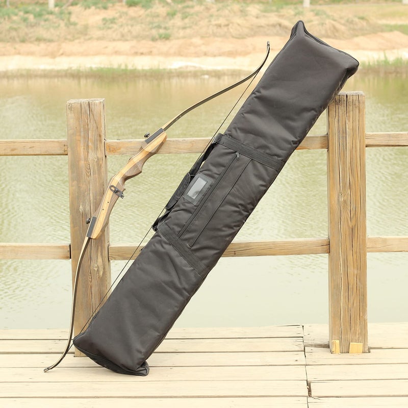 FENJANER Archery Bow Case Recurve Bow Bag Traditional Longbow Bag Lengthen Backpack for Outdoor Shooting Practice (68 inch) - Image 4