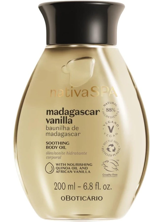 NATIVA SPA O BOTICÁRIO Madagascar Vanilla Body Oil, 200 Ml - Image 1