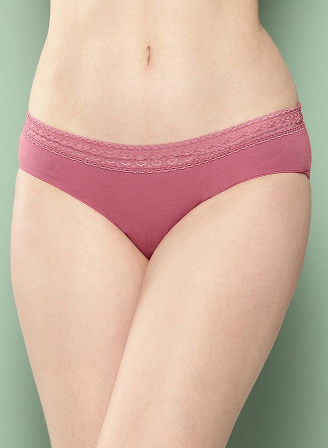 Leading Lady Pack of 3 - Printed Lace Waistband Bikini - Image 3