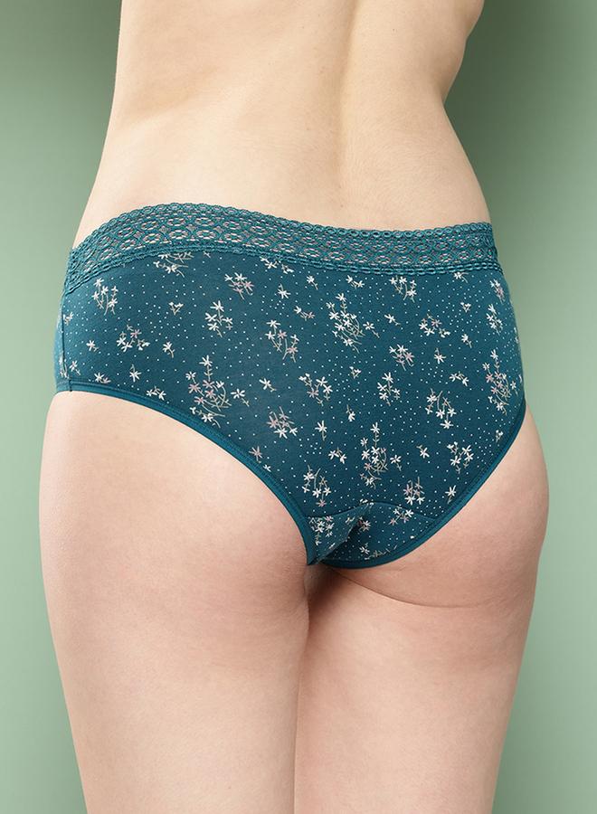 Leading Lady Pack of 3 - Printed Lace Waistband Bikini - Image 4