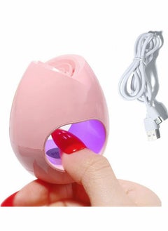 SYOSI UV LED Nail Lamp Faster Dryer for Gel Polish Portable USB 16W Quick Drying fit Travel Art Tools Accessories Single Finger  - Image 1