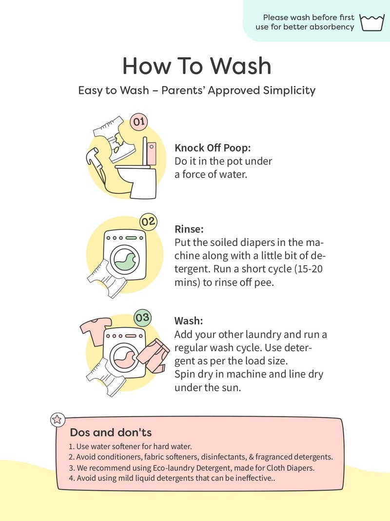 Superbottoms حفاضة سبربوتومز القابلة لإعادة الاستخدام للسباحة | غلاف حفاضة قماش سوبر سوفت مع فيلكرو | تناسب قابل للتعديل من 3 أشهر إلى 3 سنوات | لا حاجة لإدخال | حفاضة سباحة صديقة للبيئة وخالية من الطفح الجلدي للأطفال - Image 5