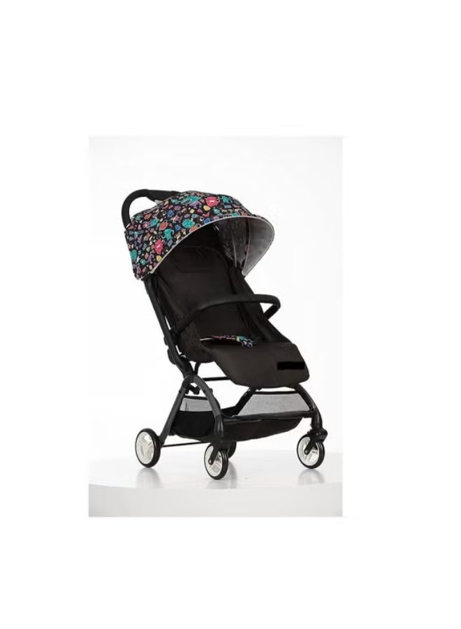 GOLD MANTIS Lightweight Baby Stroller for Kids – Foldable Travel Pram with Canopy, Reclining Seat, Storage Basket & Safety Harness – Compact Pushchair for Toddlers - Image 3